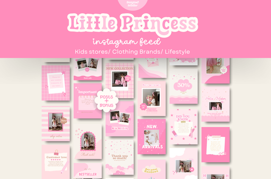 Playful cute Pink instagram Bundle