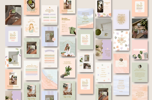 Pastel calm Instagram Template