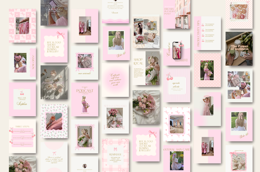 Romantic Coquette instagram template