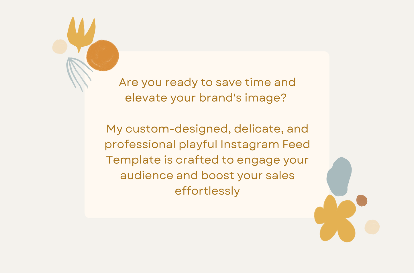 Artistic Boho Earthy Instagram Template