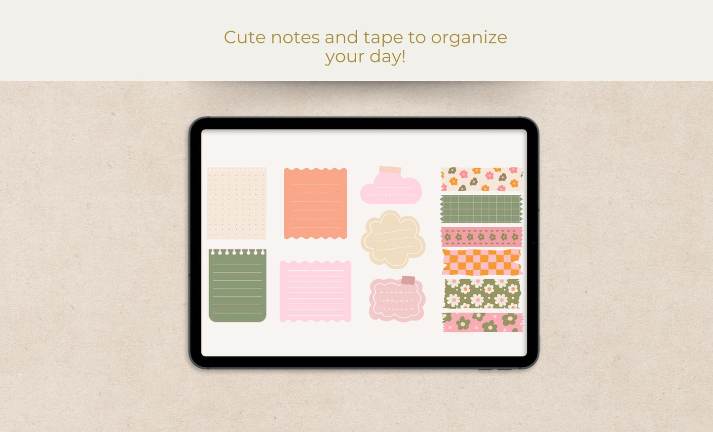 Pegatinas de flores bonitas y brillantes / Pegatinas de Goodnotes / Pegatinas de planificador / Pegatinas de moda / Pegatinas de planificador digital