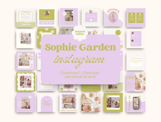 Plantilla de Instagram moderna y de tendencia para influencers y entrenadores de estilo de vida / Plantilla de feed de Instagram / Plantilla de interacción / Tendencias de plantillas de Canva