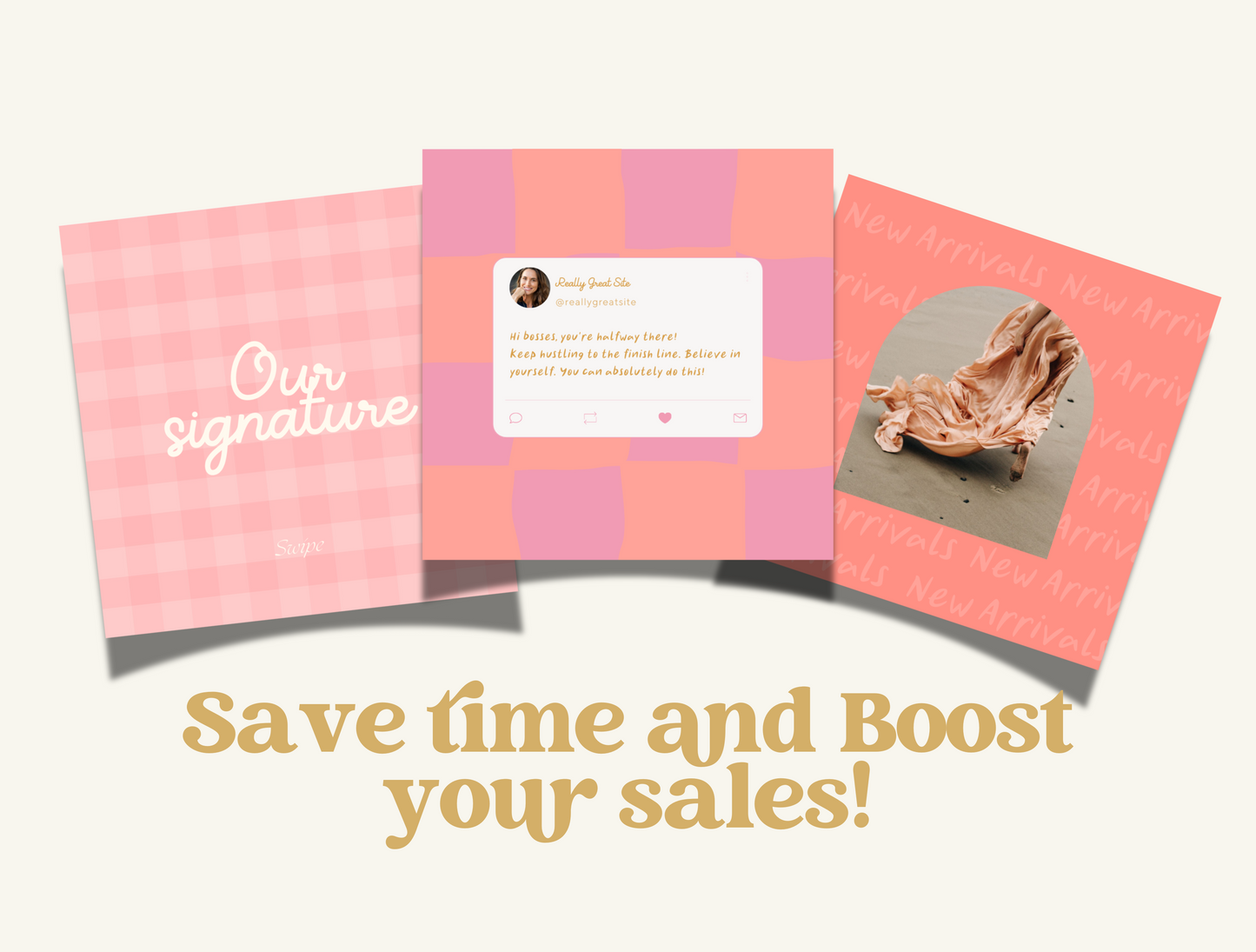 Playful trendy instagram template- Brighten Sunshine Collection