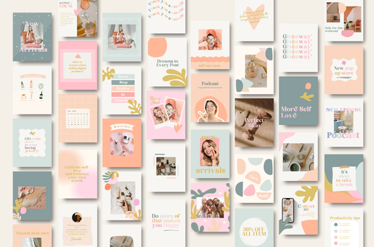 Organic playful instagram feed