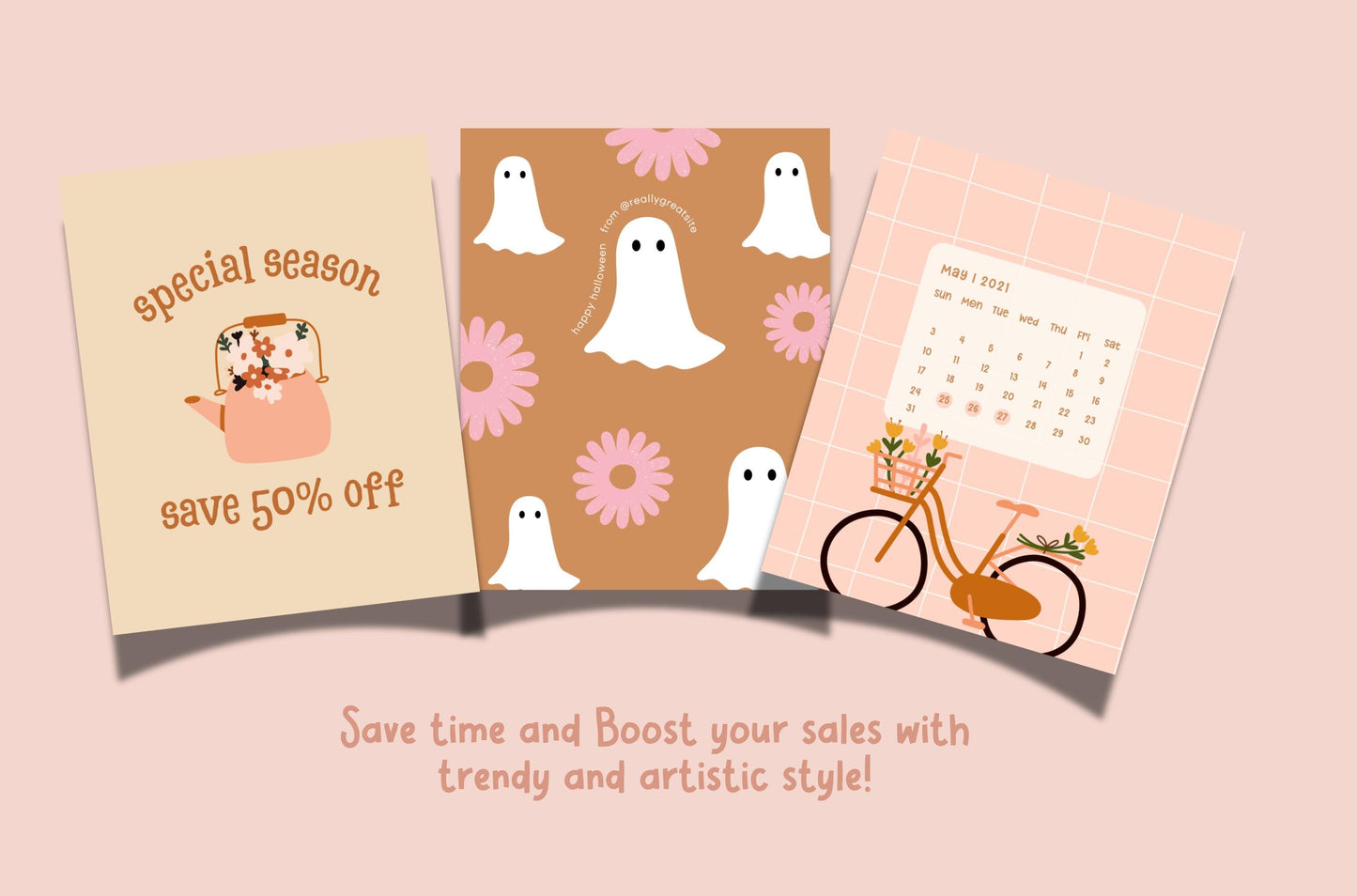 Plantillas de Instagram para otoño (Canva) - Ideas para historias de Instagram de otoño - Plantillas para publicaciones de Instagram de otoño - Instagram de Halloween/Temporada de rebajas