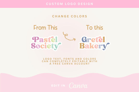 Logotipo colorido: diseño bohemio retro de moda para pequeñas empresas, logotipos modernos y brillantes para boutiques infantiles y marcas divertidas.