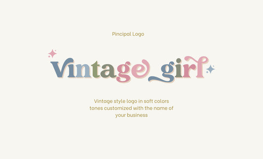 Kit de marca Vintage Elegance: colores cómodos para marcas personales y empresas con estilo