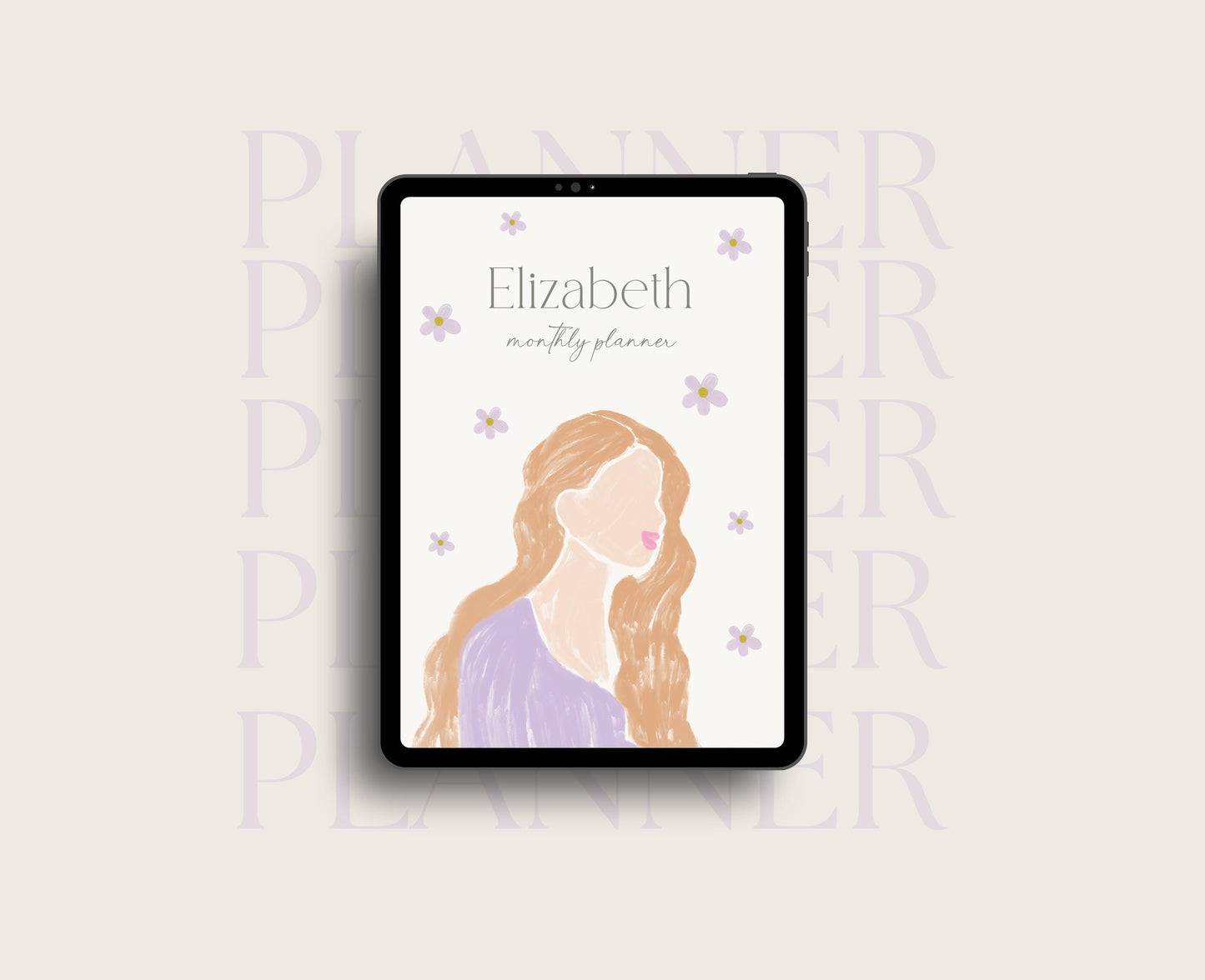 Planificador digital personalizable / Planificador GoodNotes / Planificador para iPad / Planificador diario, Planificador semanal, Planificador mensual / Planificador sin fecha