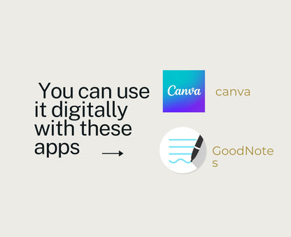 Planificador digital / Planificador Lucky Girl / Planificador GoodNotes / Planificador iPad / Planificador diario, Planificador semanal, Planificador mensual