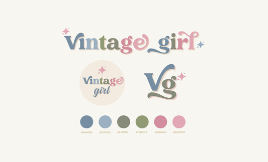 Kit de marca Vintage Elegance: colores cómodos para marcas personales y empresas con estilo