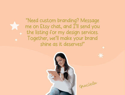 Plantilla de tarjeta de agradecimiento divertida / Tarjeta de presentación pequeña / Diseño de marca / Empaque de marca / Agradecimiento al cliente