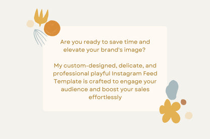 Plantilla de Instagram artística bohemia y terrosa / Canva: plantillas de publicaciones para pequeñas empresas, personas influyentes, coaching y estilo de vida