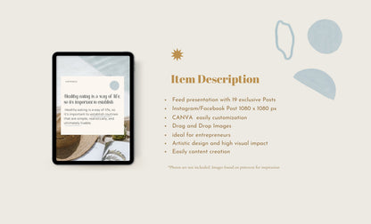 Plantilla de feed de Instagram en azul bebé para coaches de negocios, Canva: diseño de publicaciones de alto impacto visual y estrategia de participación para pequeñas empresas