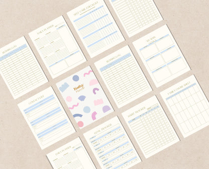 Planificador digital lúdico / Planificador mensual / Planificador GoodNotes / Planificador de iPad / Planificador diario, Planificador semanal