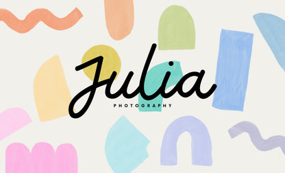 ClipArt PNG dibujado a mano con formas abstractas y coloridas divertidas