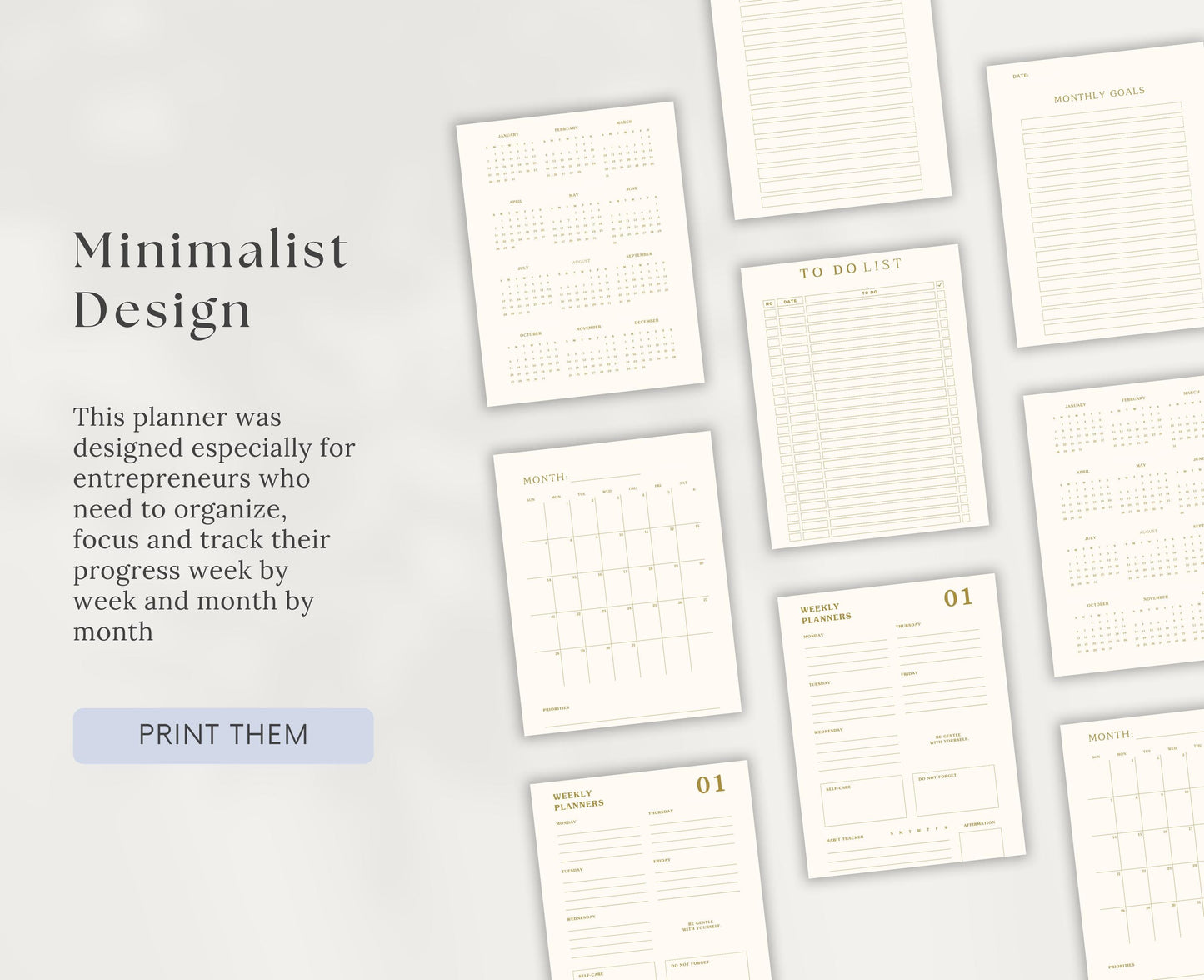 Planificador digital mensual / Planificador digital / Planificador GoodNotes / Planificador para iPad / Planificador de productividad / Planificador diario, Planificador semanal