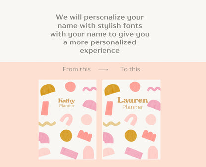 Planificador digital / Planificador Lucky Girl / Planificador GoodNotes / Planificador iPad / Planificador diario, Planificador semanal, Planificador mensual