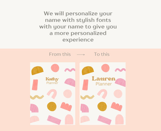 Planificador digital / Planificador Lucky Girl / Planificador GoodNotes / Planificador iPad / Planificador diario, Planificador semanal, Planificador mensual