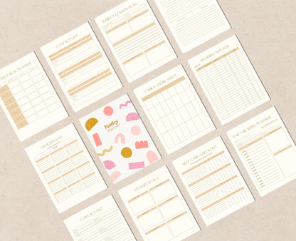 Planificador digital / Planificador Lucky Girl / Planificador GoodNotes / Planificador iPad / Planificador diario, Planificador semanal, Planificador mensual