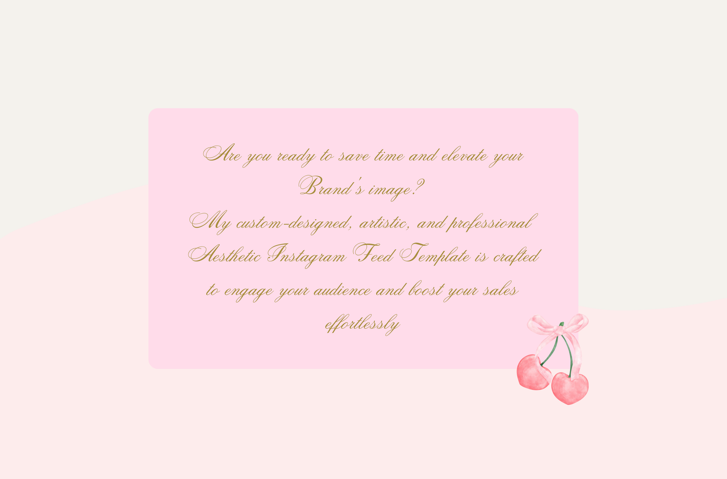 Romantic Coquette instagram template