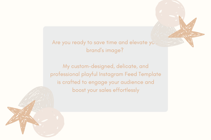 White Christmas instagram template - Hand Drawn Illustrated Christmas - Holiday post