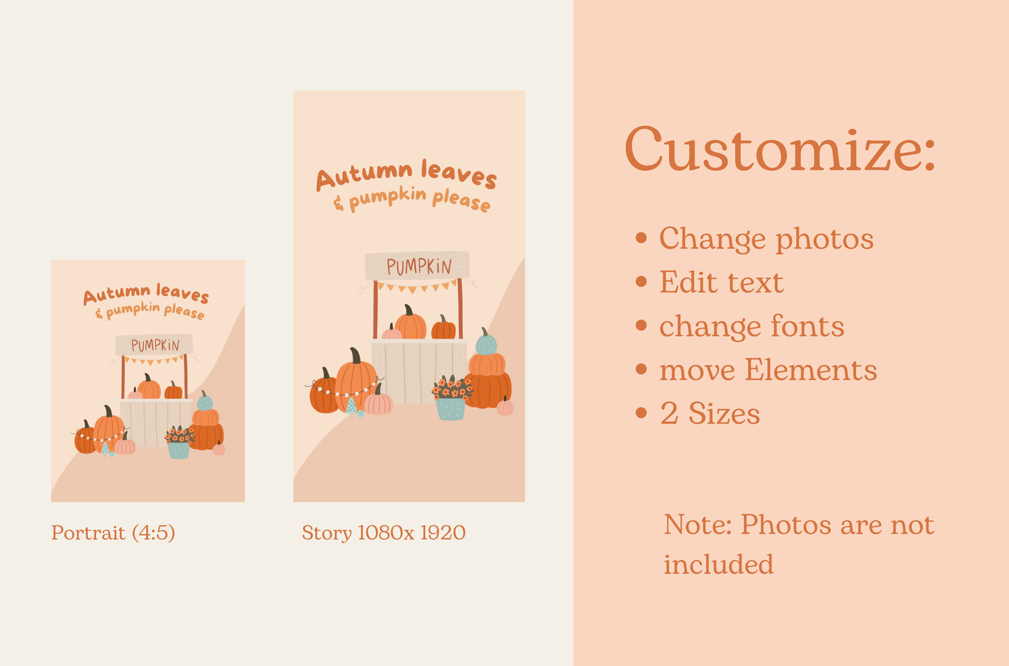 Fall Instagram Template