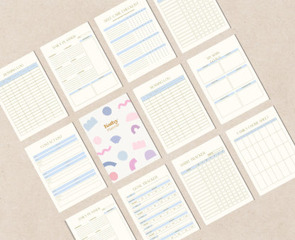 Planificador digital lúdico / GoodNotes / Planificador para iPad / Planificador diario, Planificador semanal / Planificador mensual / lúdico / Productividad / Organización