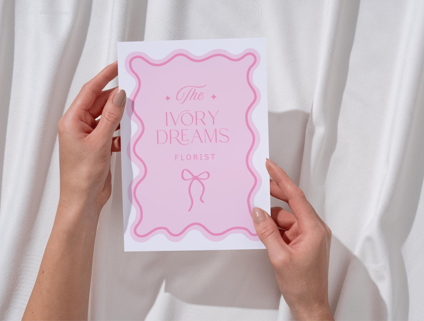 Kit de marca floral orgánica: prediseñado y editable en Canva, diseño de marca femenino para floristerías