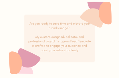 Peachy Playful Instagram Template