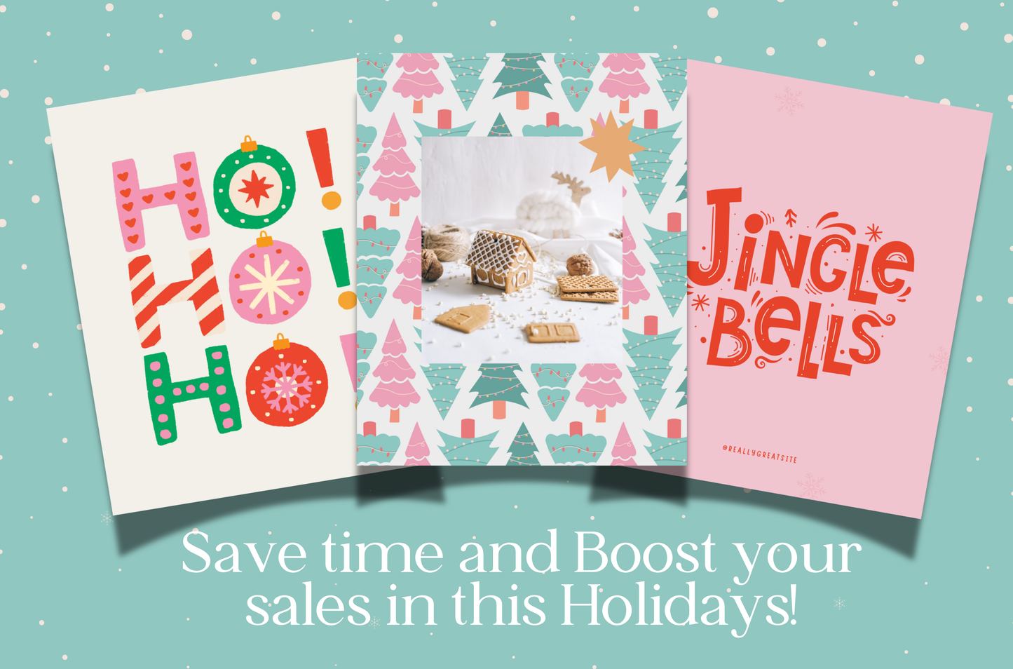 Christmas Instagram Template Canva - Holiday Instagram post feed - Festive Instagram Post Templates for Christmas Pink