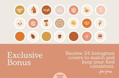 Fall Instagram Template