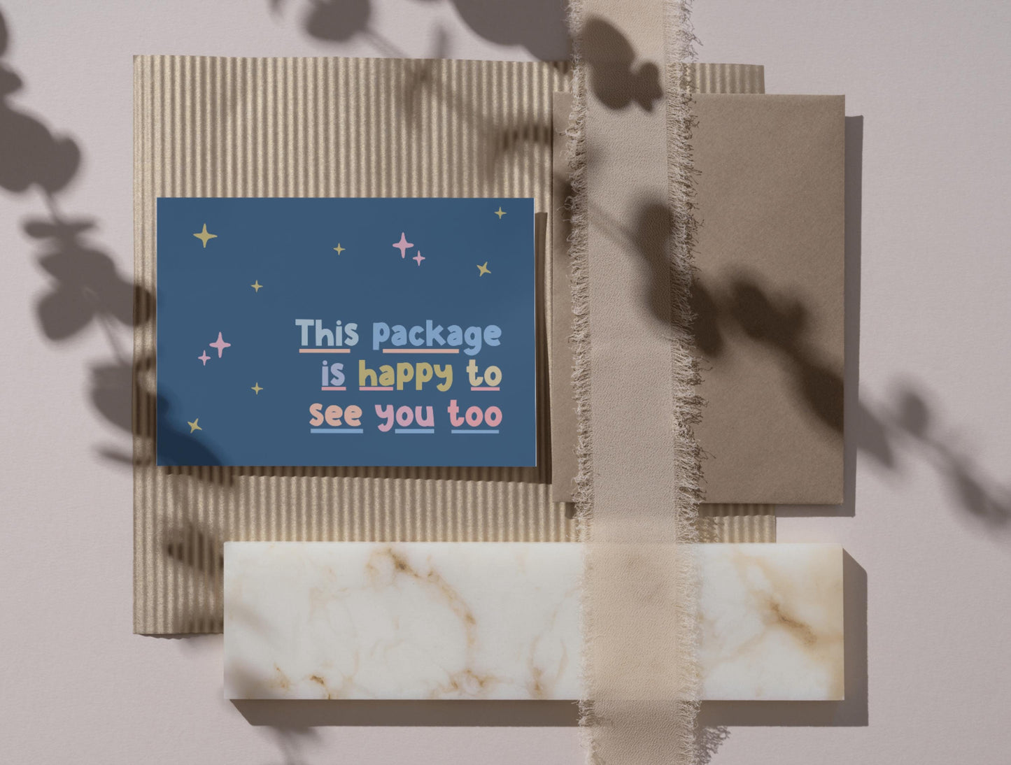 Plantilla de Canva de tarjeta de agradecimiento colorida editable/tarjeta de agradecimiento al cliente/inserto de empaque para pequeñas empresas