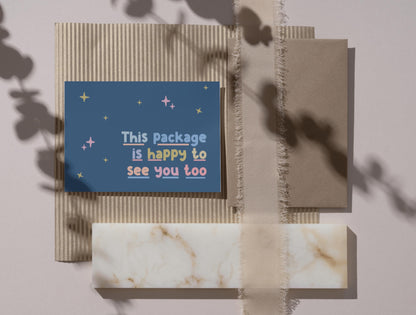 Plantilla de Canva de tarjeta de agradecimiento colorida editable/tarjeta de agradecimiento al cliente/inserto de empaque para pequeñas empresas