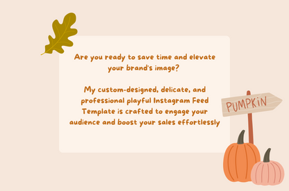 Fall Instagram Template