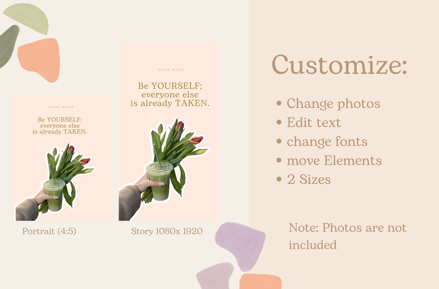 Pastel calm Instagram Template
