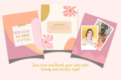 Peachy Playful Instagram Template