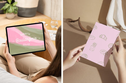 Kit de marca de panadería prediseñado y personalizado: estilo moderno para marcas y negocios de panadería - Descarga instantánea de Canva