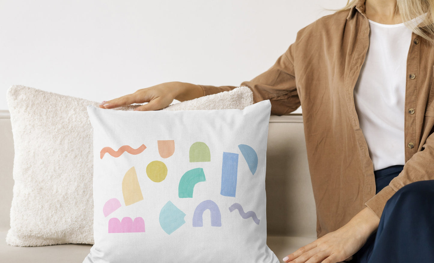 ClipArt PNG dibujado a mano con formas abstractas y coloridas divertidas