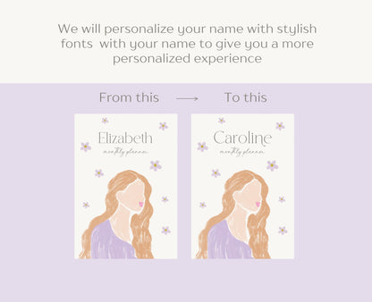 Planificador digital personalizable / Planificador GoodNotes / Planificador para iPad / Planificador diario, Planificador semanal, Planificador mensual / Planificador sin fecha