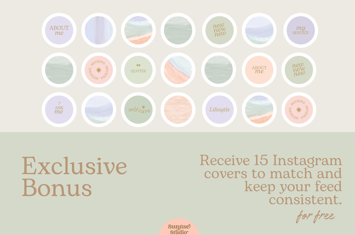 Pastel calm Instagram Template