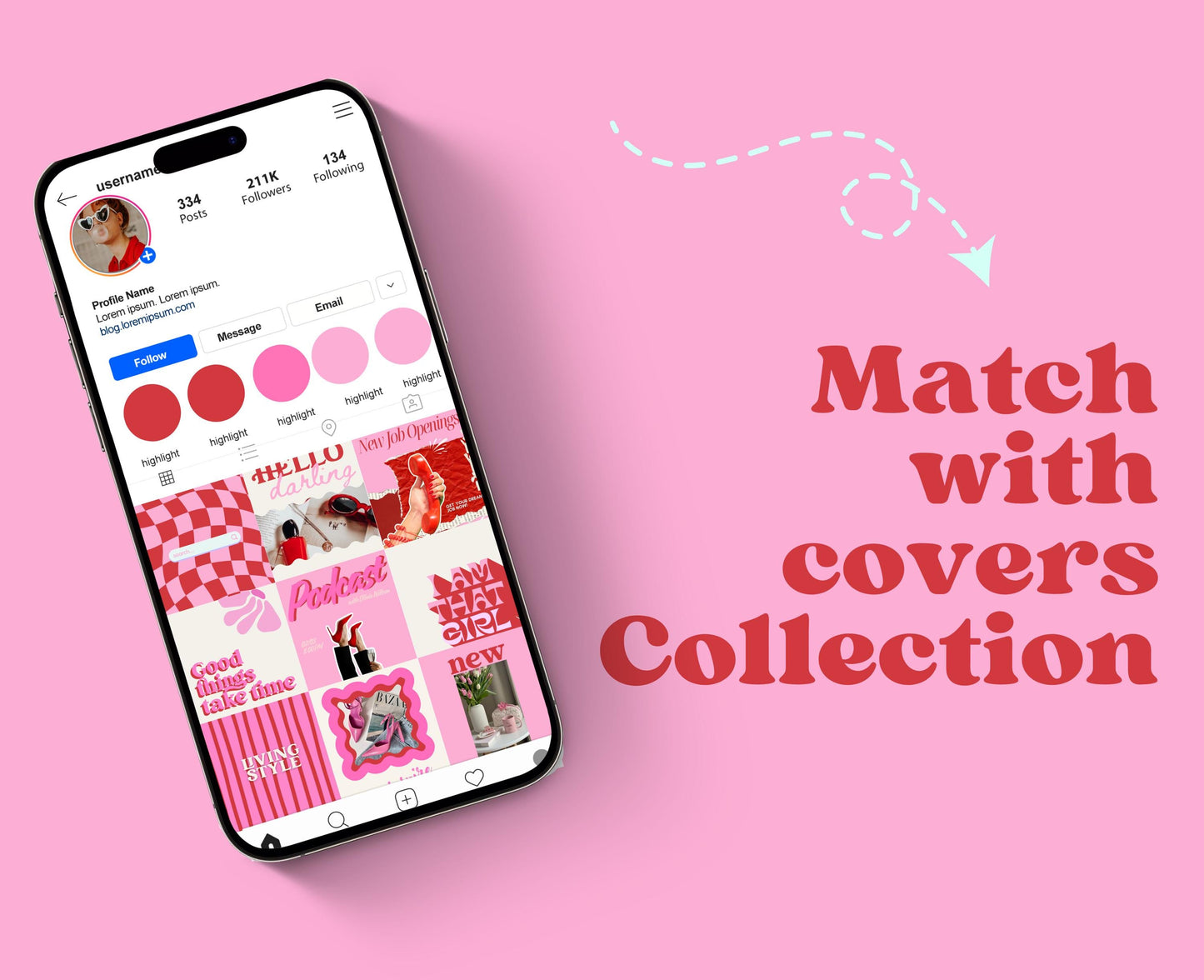 Vibrant Red & Pink Instagram Template Pack | Trendy Canva Templates for Influencers, Content Creators & Digital Marketers
