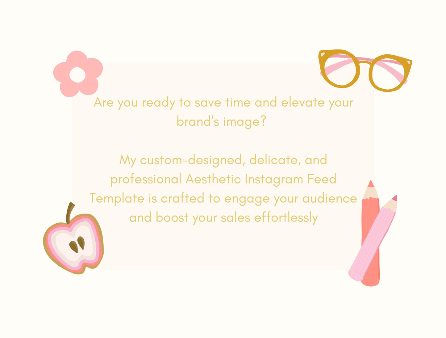 Plantilla de Instagram de Sunset Playful / Feed de Instagram de boutique / Feed de moda / Plantilla de compromiso