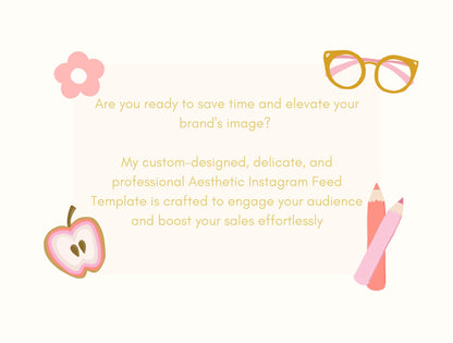 Plantilla de Instagram de Sunset Playful / Feed de Instagram de boutique / Feed de moda / Plantilla de compromiso