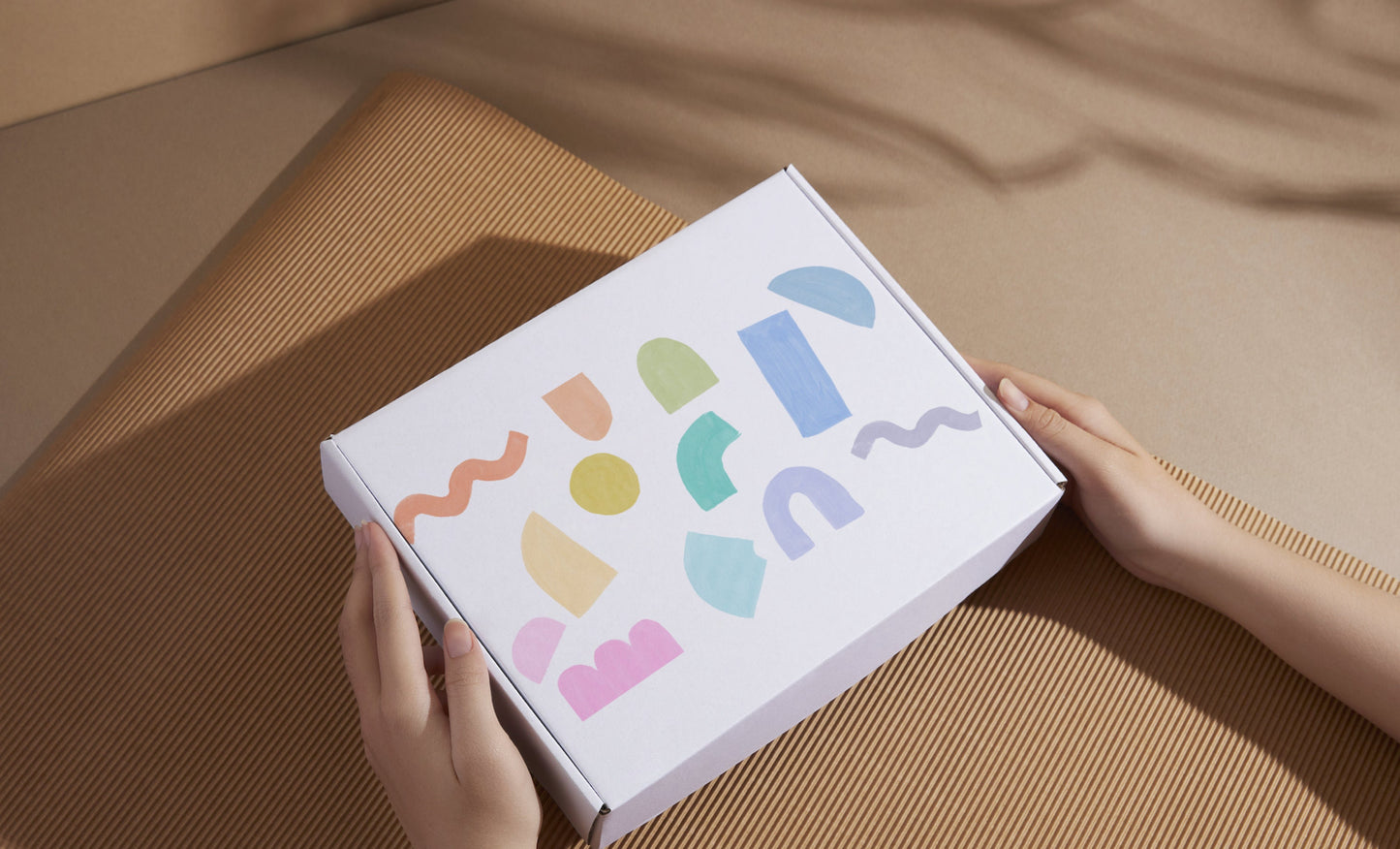 ClipArt PNG dibujado a mano con formas abstractas y coloridas divertidas