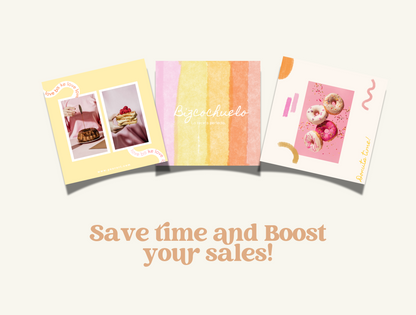 Playful Bakerie Instagram Post Templates