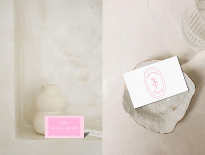 Kit de marca floral orgánica: prediseñado y editable en Canva, diseño de marca femenino para floristerías