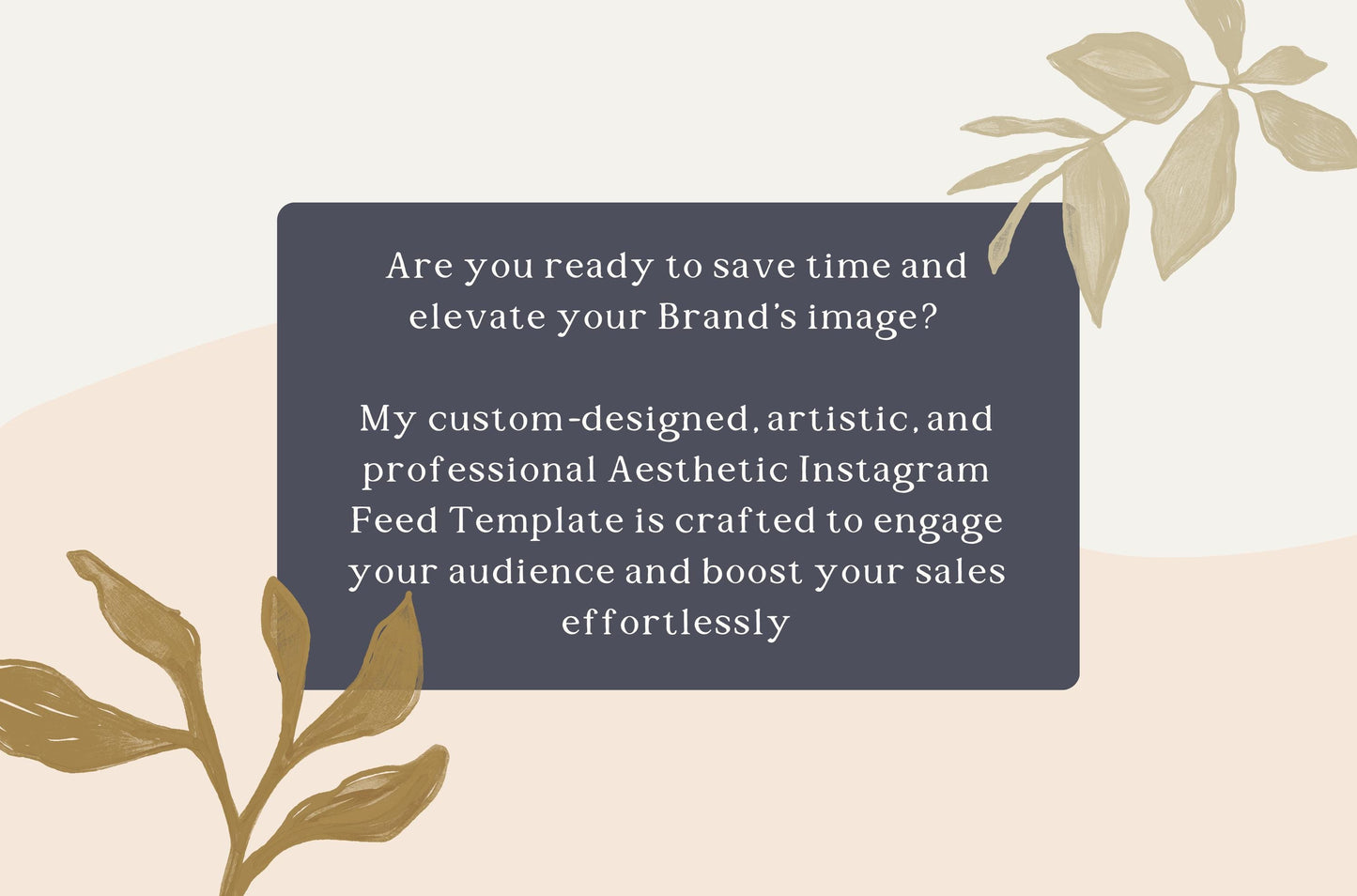 Plantilla de Instagram de bienestar, diseño artístico bohemio orgánico, ilustración dibujada a mano para entrenadores de yoga, salud, espiritualidad y terapia.