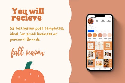 Plantillas de Instagram de otoño en Canva - Ideas para historias de Instagram de otoño - Plantillas para publicaciones de Instagram de otoño - Instagram de Halloween