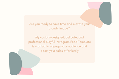 Organic playful instagram feed