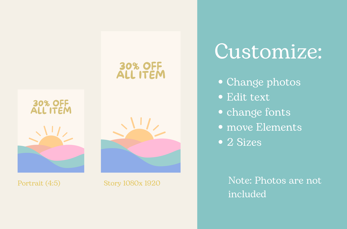 Playful Kids instagram template
